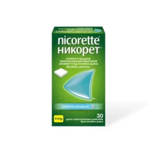 Никорет айсминт дъвки за отказване на цигарите 4мг х30