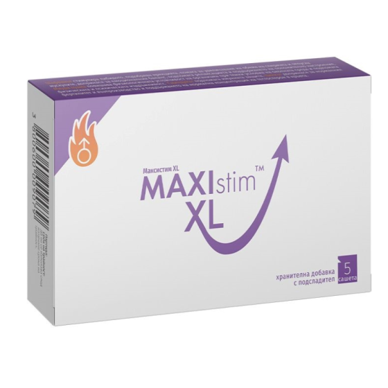Максистим XL сашета стимулант за мъже 4,8гр х5