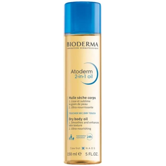 Bioderma Atoderm сухо олио за лице и тяло 2 в 1 150 мл