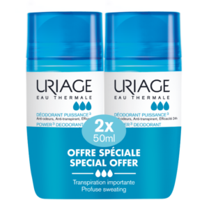 Uriage Eau Thermale Дезодорант roll-on Uriage Power 3 2х50мл промо пакет