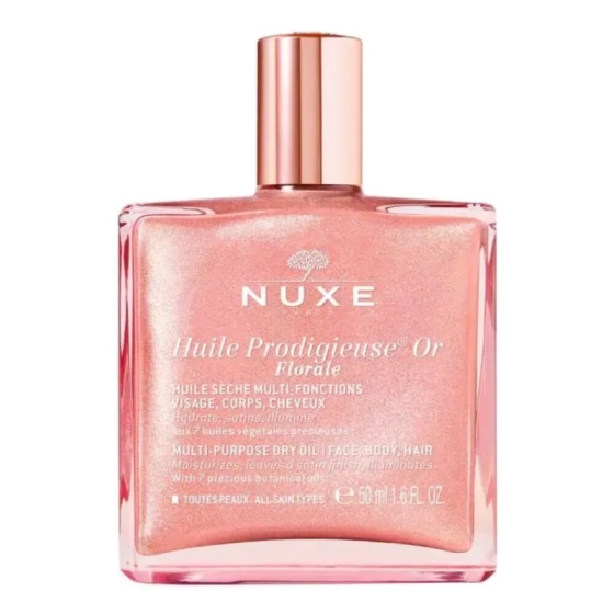 Nuxe Huile Prodigieuse Or Florale Сухо масло с розово-златисти частици 50мл