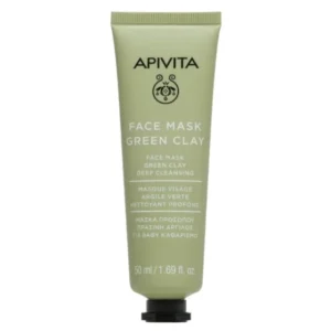 Apivita дълбоко почистваща маска за лице със зелена глина 50ml