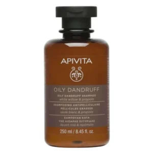 Apivita шампоан против мазен пърхот с бяла върба и прополис 250ml