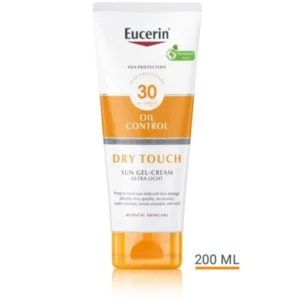 Eucerin dry touch слънцезащитен крем гел за тяло spf 30 200мл