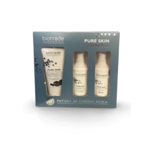 Pure Skin сияйна кожа пяна 20мл + тоник 20мл + Крем 20мл промо пакет biotrade