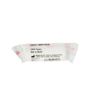 Бинт марлен 5м/8см medica