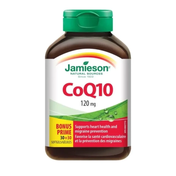 Jamieson CoQ10 Коензим Q10 120 мг капсули x 30