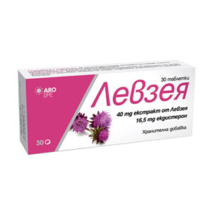 Левзея таблетки при умора, стрес, физическо и умствено напрежение х30 Arolife