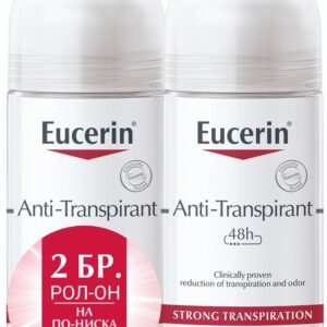 Eucerin КОМПЛЕКТ Anti-Transpirant 48h ДЕО РОЛ-ОН БЕЗ АЛУМИНИЙ 2 х 50мл
