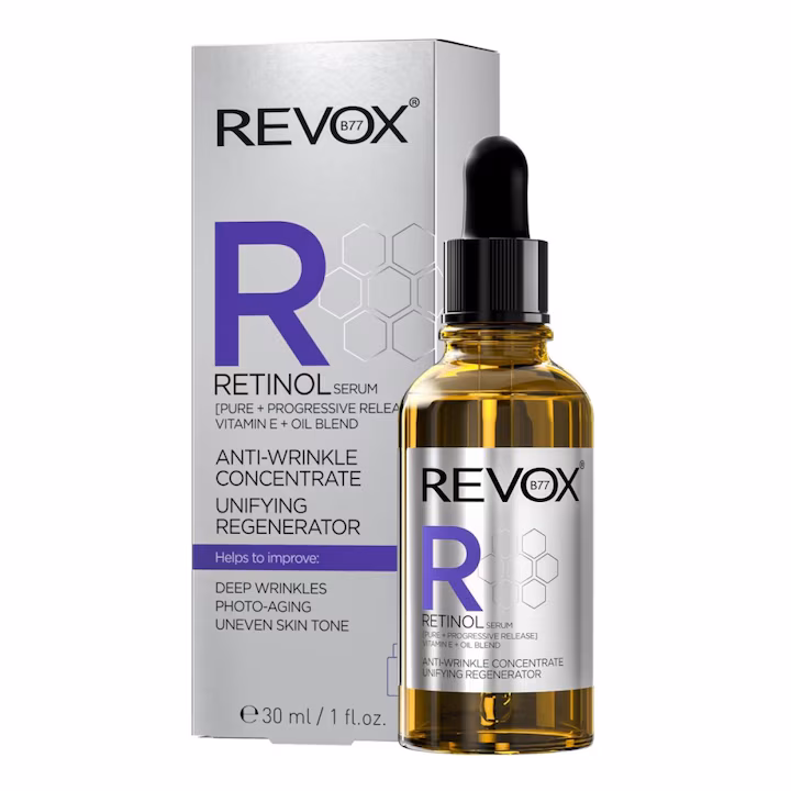 Revox изглаждащ серум с ретинол 30мл — бутилка
