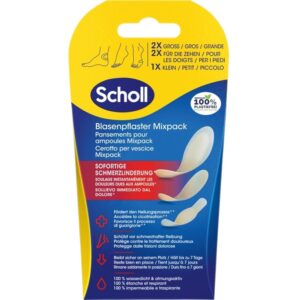 Scholl ПЛАСТИРИ ЗА МАЗОЛИ ПО ПЕТИТЕ МИКС х 5бр